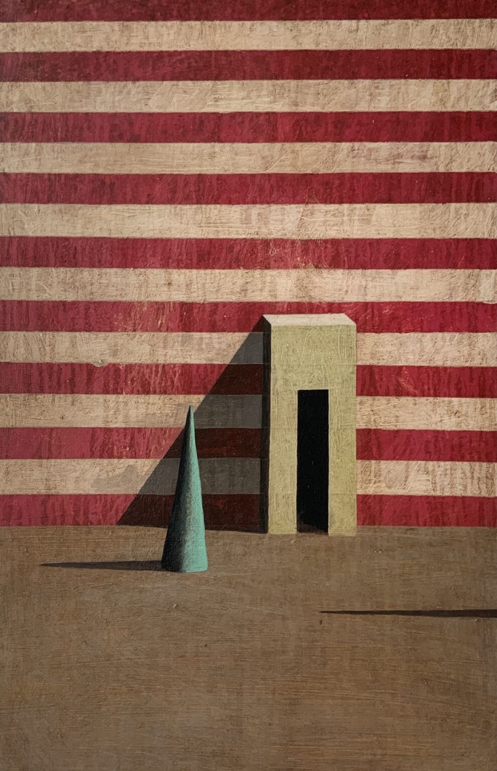 RED VILLAGE | Contemporary painting by Ramon Enrich for Sale at Artistics