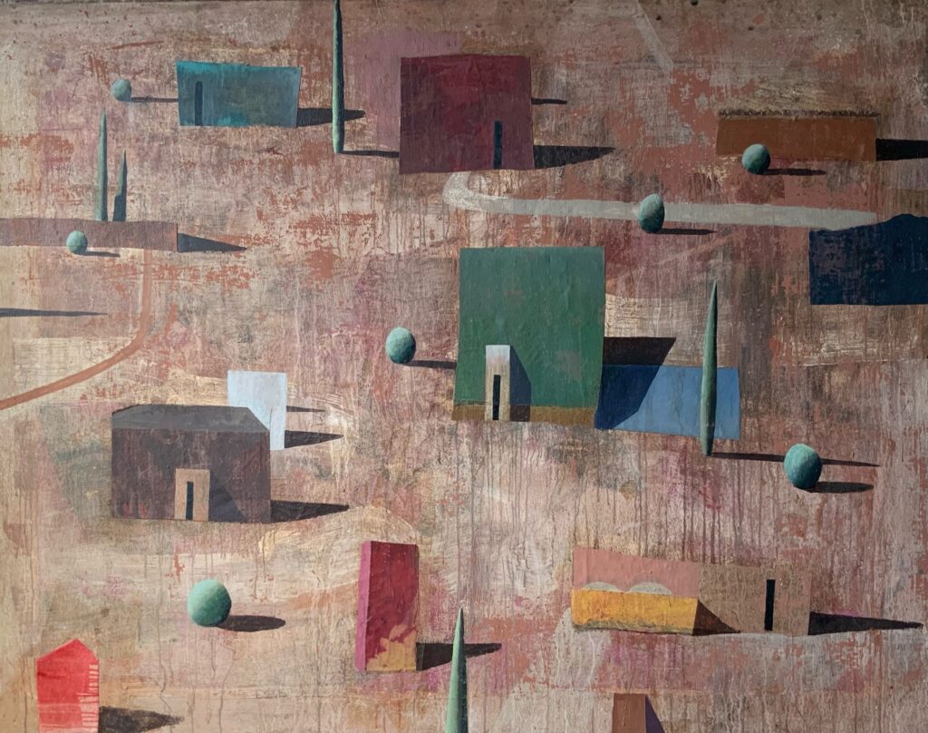 C-Row | Contemporary painting by Ramon Enrich for Sale at Artistics