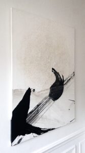 パリで描かれた1977年作】CAGRAIN CANSO 作 鉛筆画 / 木炭画